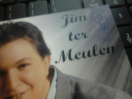 jim's foto kaart met handtekening